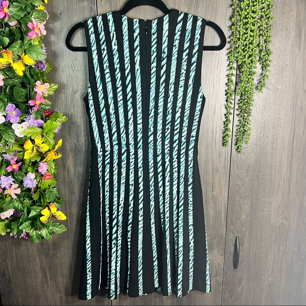 °BCBGMaxAzria Sleeveless Stripped Fit & Flare Dress Size XS - Picture 16 of 16